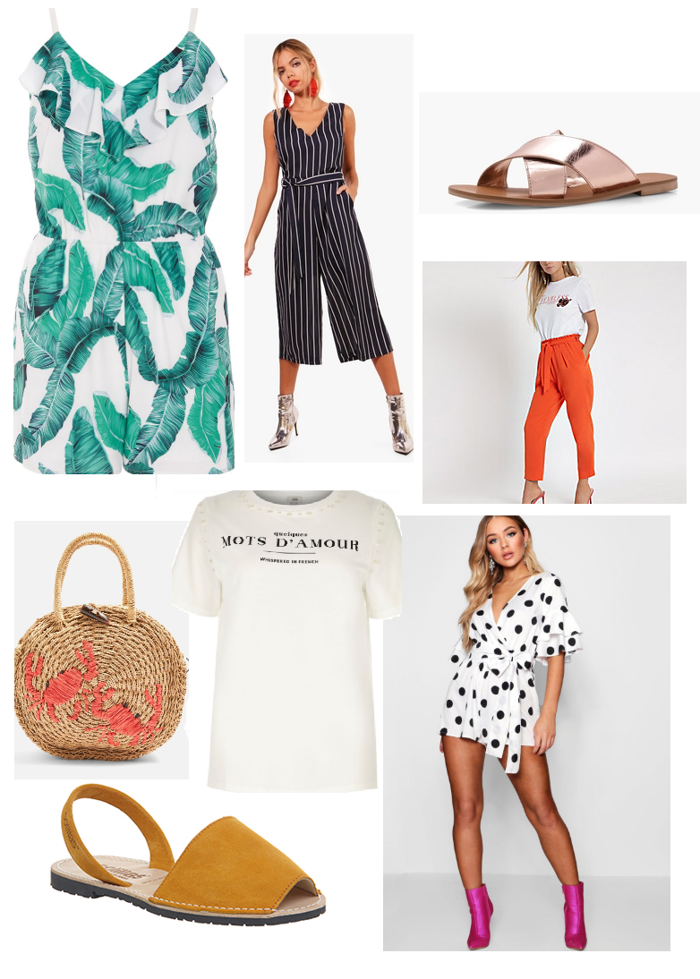 boohoo rose gold bag