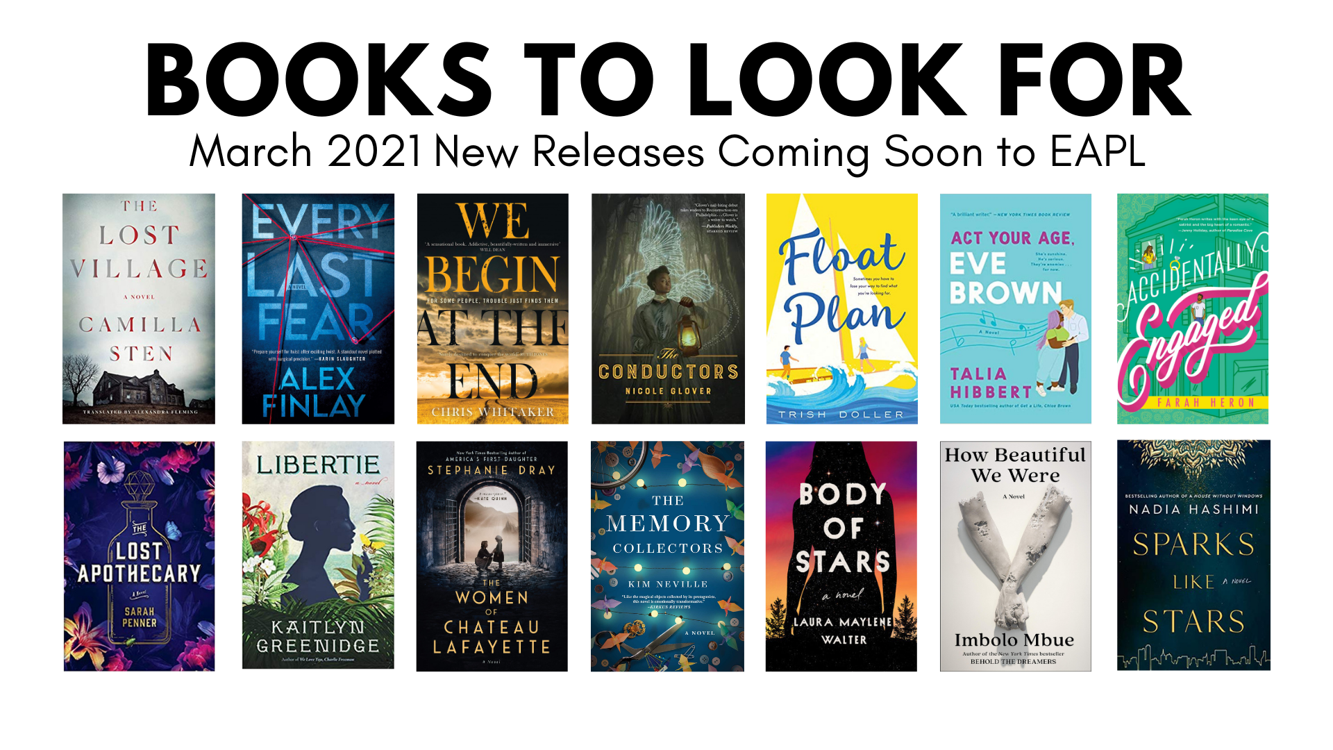 March Books to Look For!