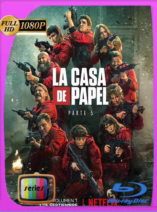 La casa de papel Temporada 1-2-3-4-5 HD [1080p] Español Castellano [GoogleDrive] Netflix