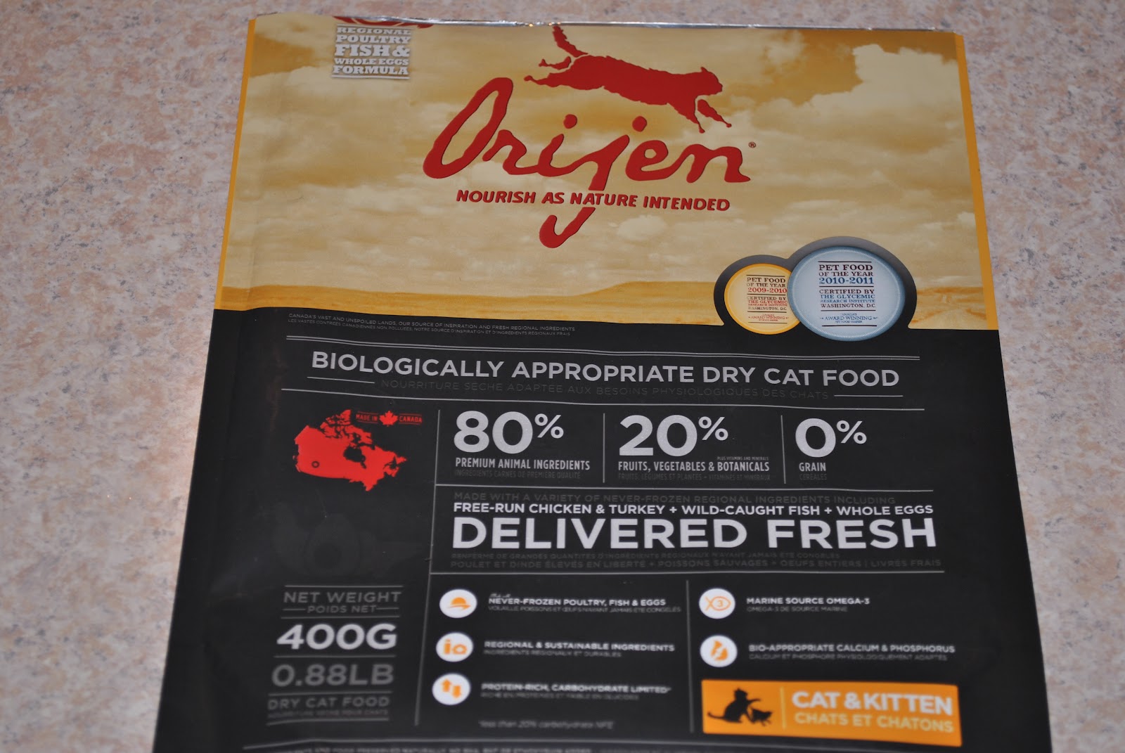 Honey Do's & Product Reviews Review Orijen Dry Cat Food