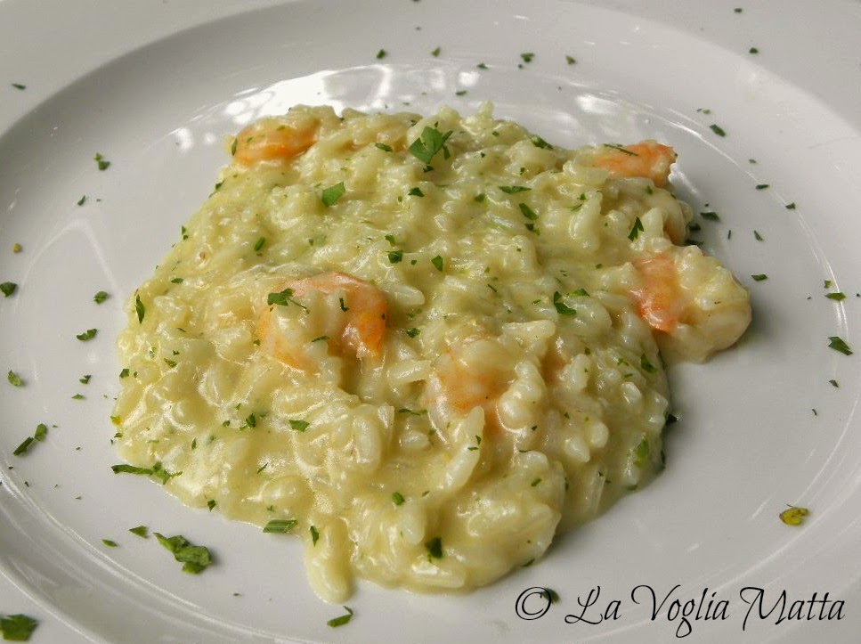 La Voglia Matta Risotto con gamberi e Cartizze