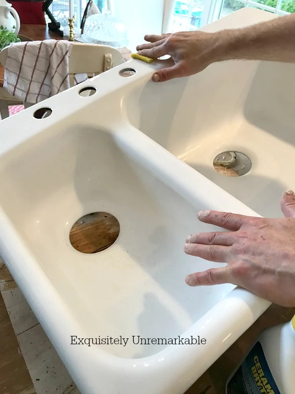 How To Clean A White Porcelain Sink