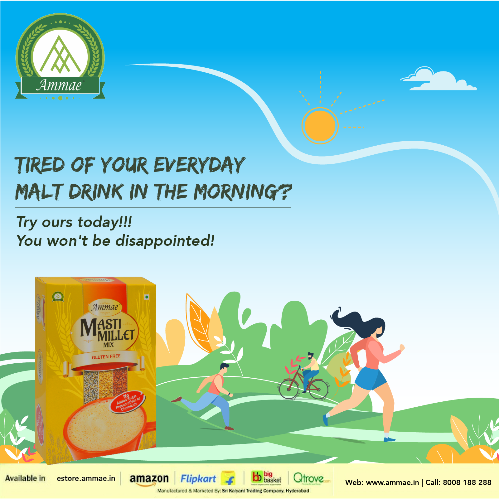 Masti Millet Mix Recipe Millet Porridge or Millet Malt Ammae Food