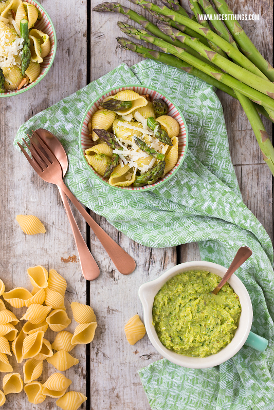 Spargelpesto Rezept Pesto aus grünem Spargel zu Pasta #spargel #pesto #spargelpesto #pasta #spargelrezepte