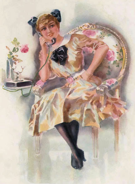 ArtbyJean - Vintage Clip Art: Vintage Ladies - Clip art for your cards ...