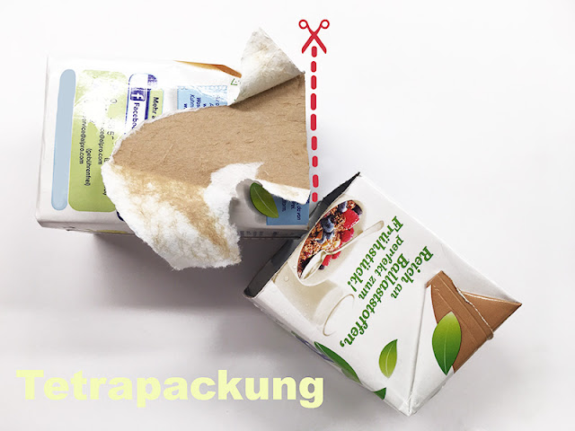 Getränkekarton upcycling