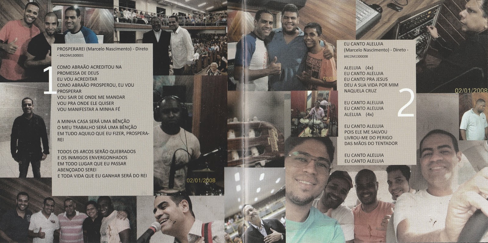 Encarte Cd Gospel Cd Marcelo Nascimento Prosperarei 2015 Sony Music Aa1 000 encarte cd gospel cd marcelo