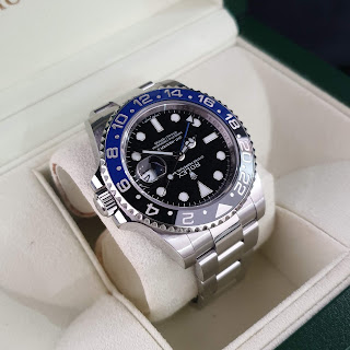 Watch Temptation Jual Beli Jam Tangan Second Arloji Mewah Bekas Original Sold Preowned Rolex Gmt Master 2 Batman Blue Black Ceramic Bezel