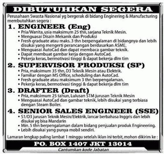Welcome to my inspiration blog Contoh lowongan pekerjaan Welcome to my inspiration blog Contoh lowongan pekerjaan