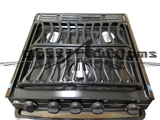 Class A Customs: Atwood Wedgewood LP Gas Range w/ 3 burner top RV Stove