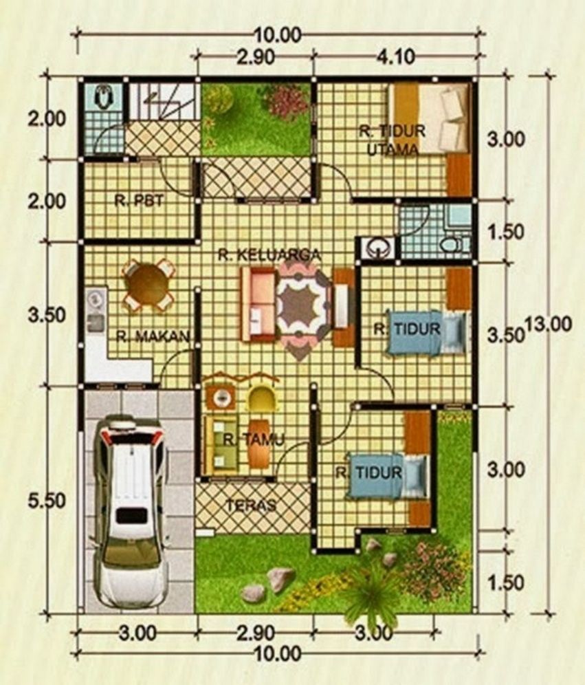 4 Gambar Denah Rumah Minimalis Type 90 Menarik ModelRumahnya 4 Gambar Denah Rumah Minimalis Type 90 Menarik ModelRumahnya