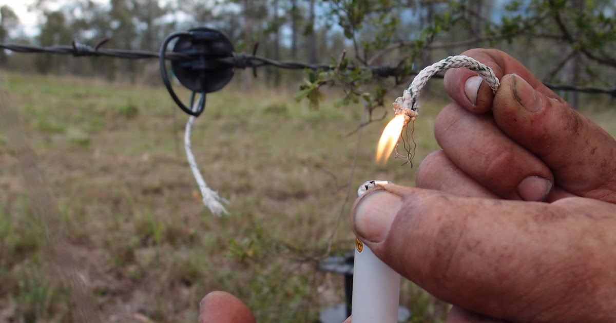 How to join electric fence polywire