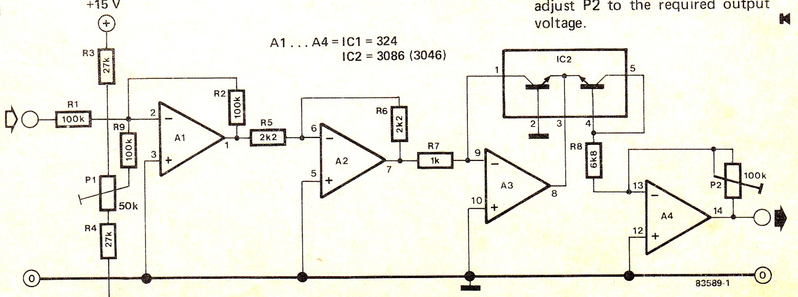 Simple Logarithmic Amplifier Circuit - Making Easy Circuits