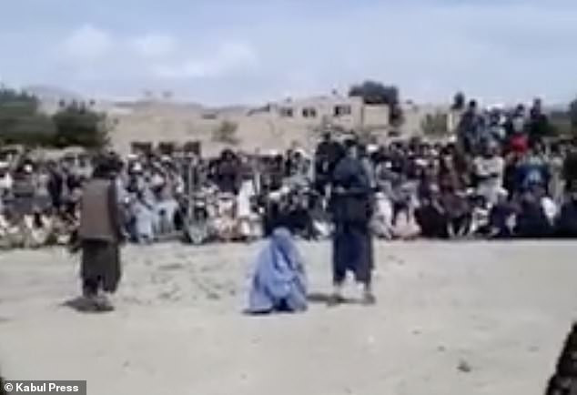 Woman Flogged 40 times by the Taliban for talking to a man on phone (Video)