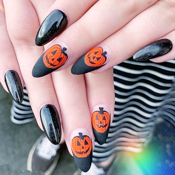 23 Halloween nail creative designs,come to see my collection - HiArt