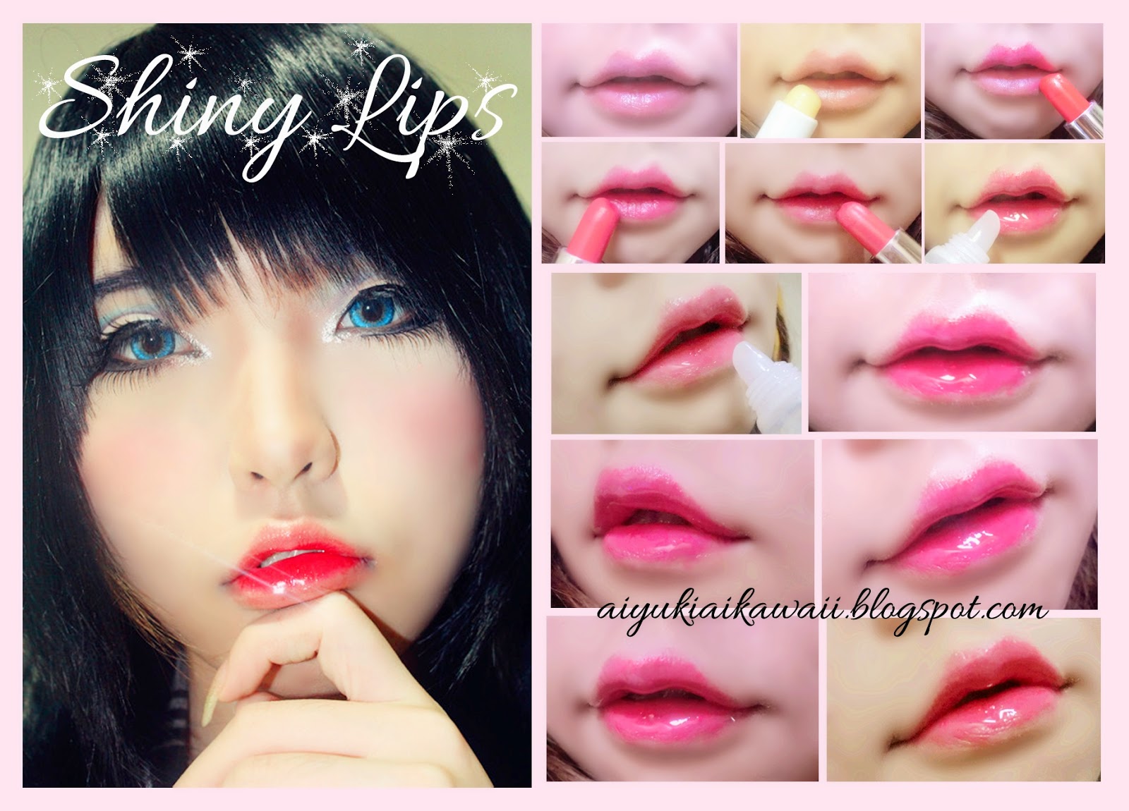 Aiyuki Aikawa Life Beauty Fashion Make Up Tutorial Shiny Lips