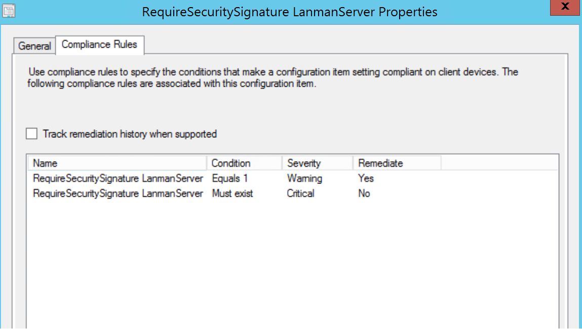 Fixing 'SMB Signing Disabled or SMB Signing Not Required' vulnerability.