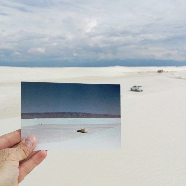 It's amazing how similar this beach landscape is. - He Traveled To The EXACT Same Places As His Grandparents, The Photos Brought A Lump To My Throat.