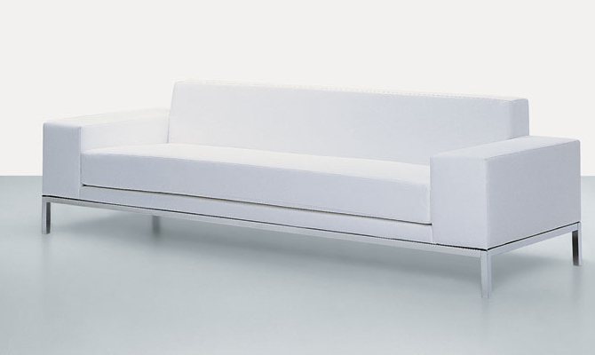 white simple sofa