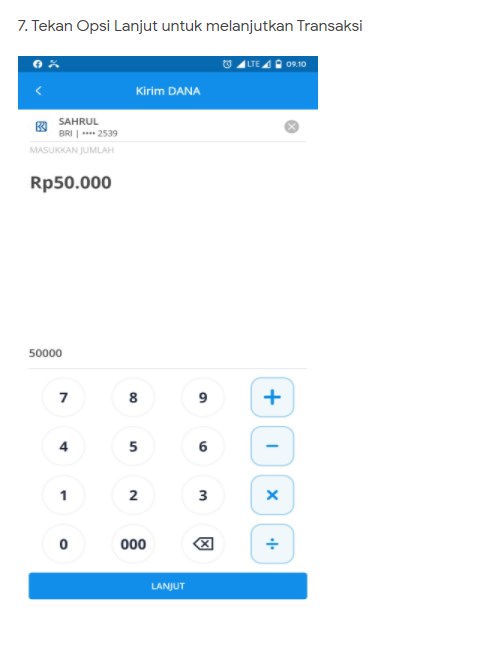 transfer Dana ke rekening, Dana ke rekening, Cara transfer Uang Dana Ke Rekening