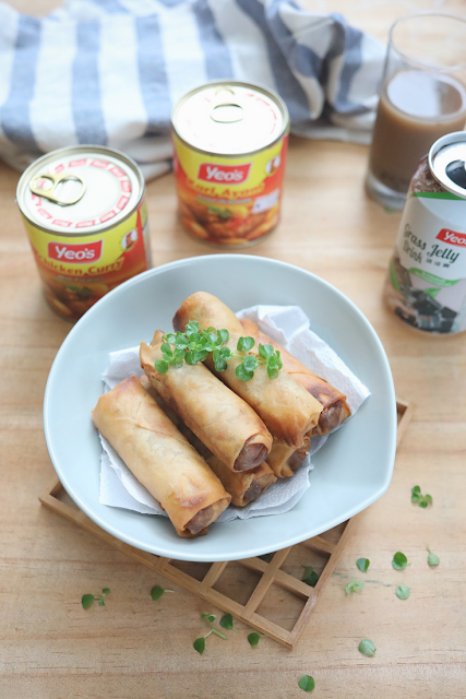 Popia Rangup Inti Kari Ayam Yeo's - masam manis