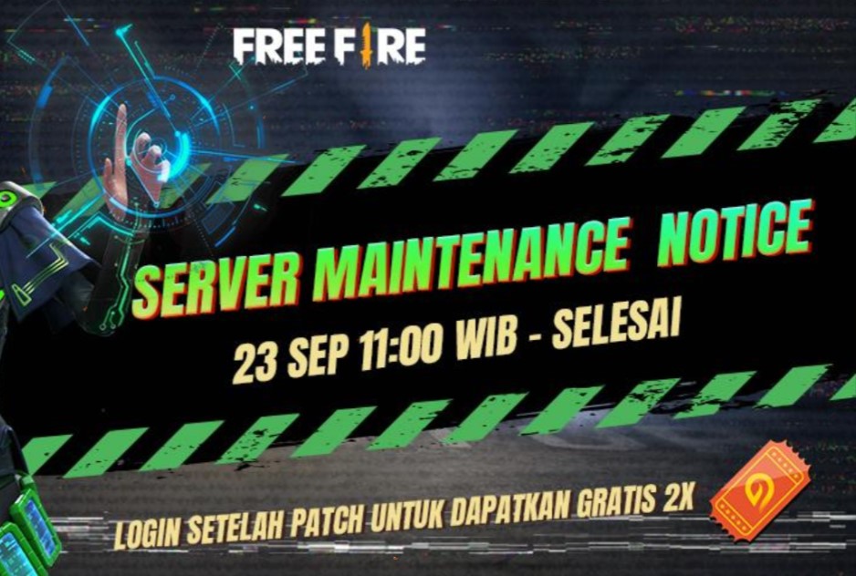 Kapan Free Fire Selesai Maintenance 23 September 2020 ? RETUWIT