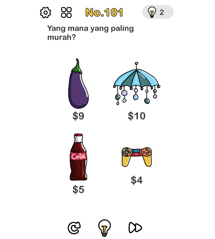 Kunci Jawaban Brain Out Level 101 102 103 104 105 106 107 108 109 110 Server Gambar