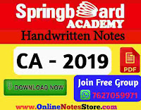 Current Affairs 2019 PDF by Springboard Academy