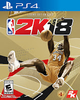NBA 2K18 Game Cover PS4 Legend Edition Gold