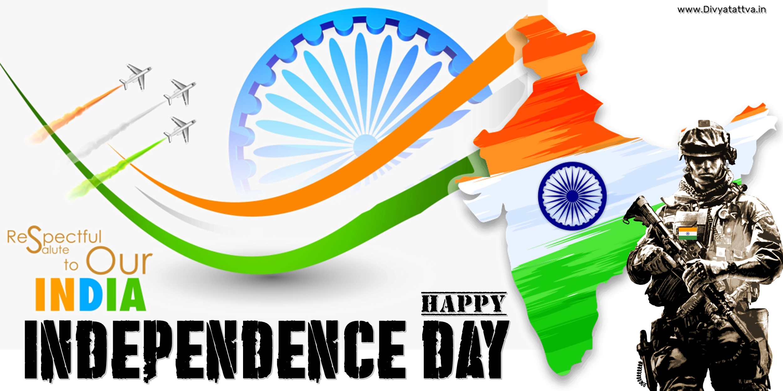 Happy Independence Day 15th Aug India Greetings Messages & Wallpapers