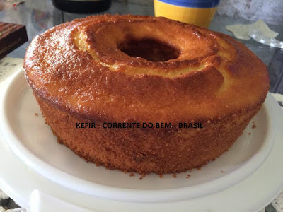 BOLO DE ARROZ COM KEFIR DE LEITE BOLO DE ARROZ COM KEFIR DE LEITE