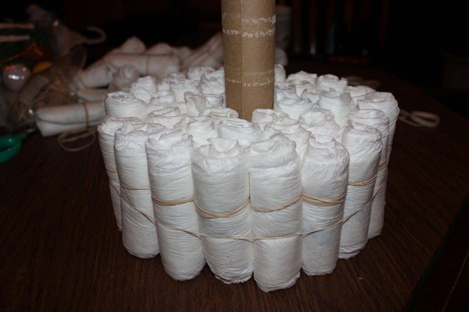 Cherish Every Moment: DIY: How To Make A Diaper Cake