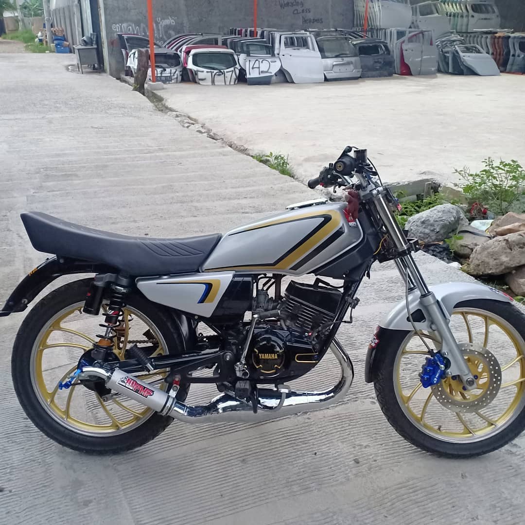 Modifikasi Rx King Warna Silver Original, Polos, Metalik, Doff, Gold