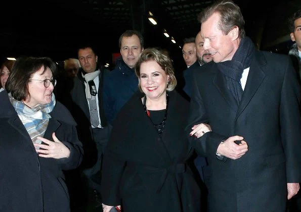 Grand Duke Henri and Grand Duchess Maria Teresa official visit to France upon invitation of French President Emmanuel Macron. Luxembourg's Ambassador to France Martine Schommer