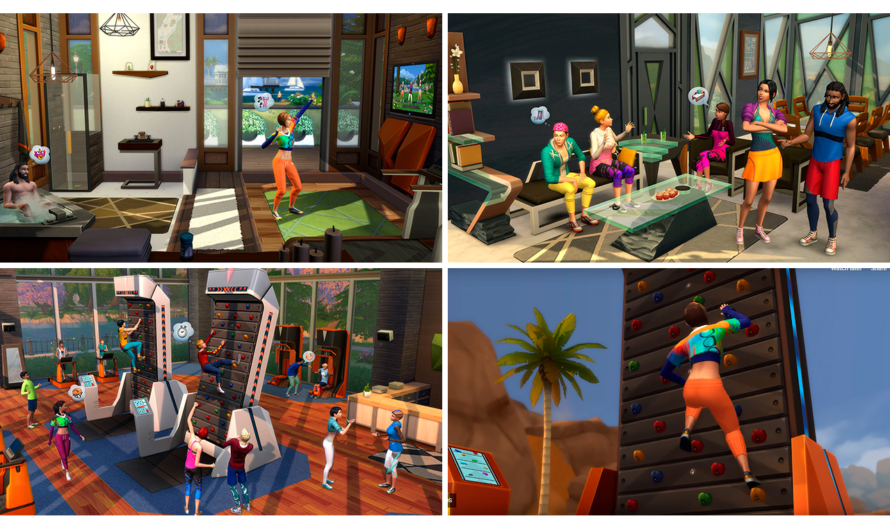KnySims: Download The Sims 4 Fitness (Fitness Stuff) Coleção de Objetos +  Crack