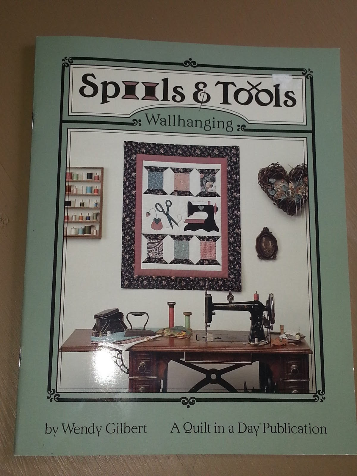 Fleur de Lis Quilts and Accessories Spools and Tools Quilt