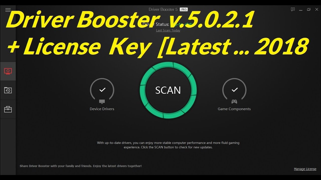 driver booster pro key 2018