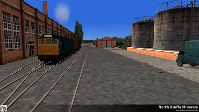 Fastline Simulation - North Staffs Minerals: A Class 25 shunts VDA vans in the sidings at the Wedgwood factory in North Staffs Minerals a route for RailWorks Train Simulator 2012.