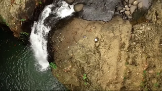 Air terjun atau curug Gendang Carita Pandeglang Banten