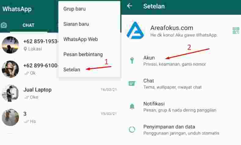 Gampang! Cara Mematikan Last Seen WA Cuma Gini - Area Fokus