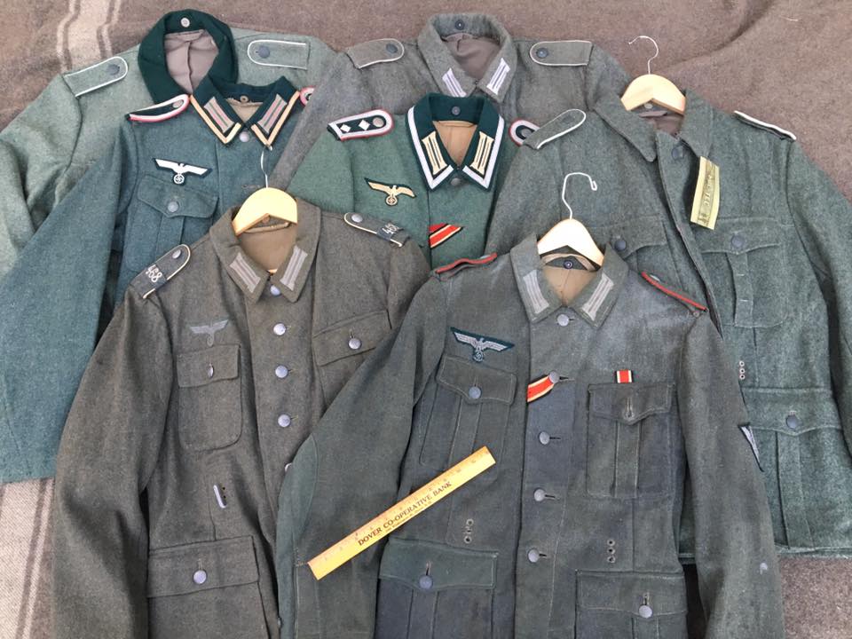 reproduction nazi uniforms, Waffen SS M40 insignia. WW2 German reproduction
