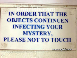 engrish infecting your mystery funny sign