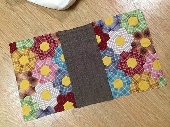 Bag Hexagon Patchwork   DIY step-by-step tutorial.  Сумка с шестиугольниками из лоскутков в технике пэчворк