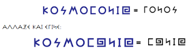 ΚΟΣΜΟΦΩΝΙΑ = ΓΟΝΟΣ = ΓΩΝΙΑ