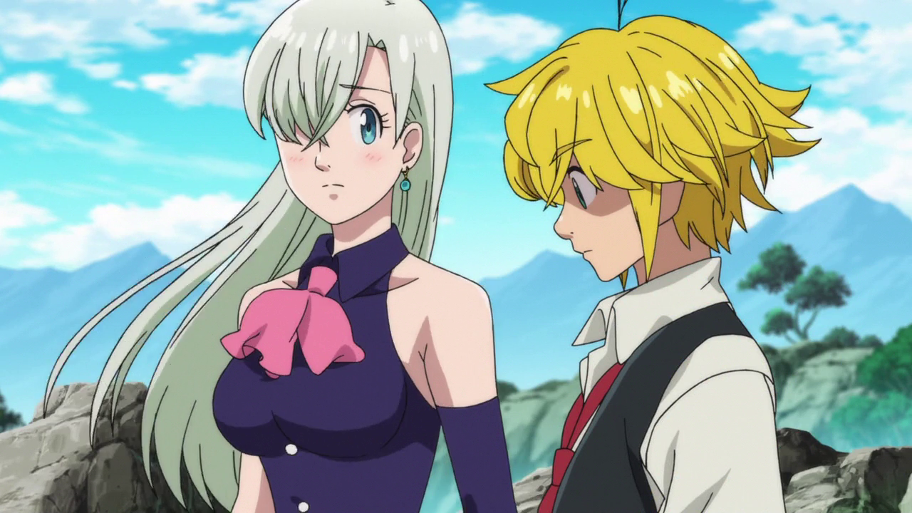 After saving the kingdom of liones from the 10 commandments, meliodas and t...