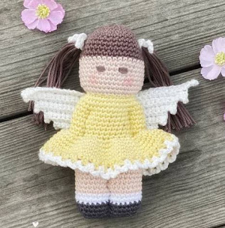 PATRON GRATIS ANGEL AMIGURUMI 47092 👼🏼