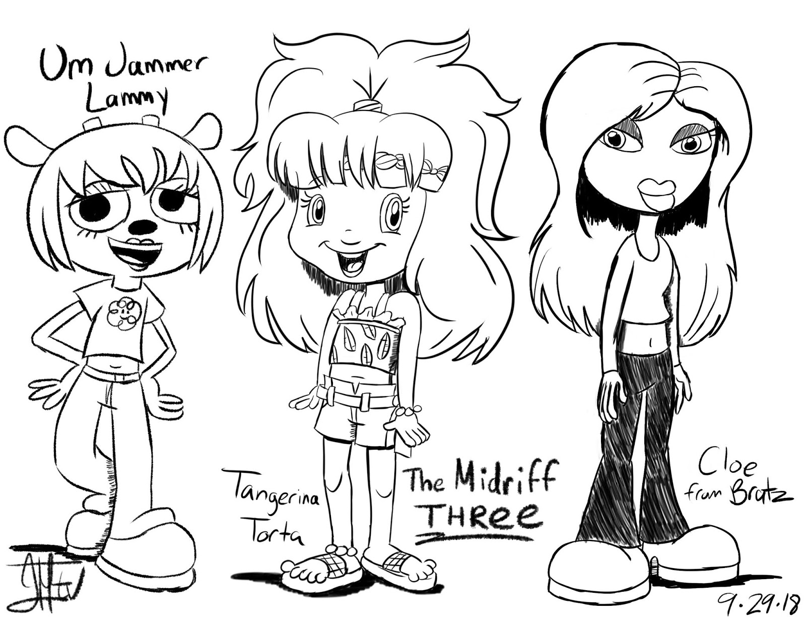 JMtv Studios: Misc. Obscure Cartoon Drawings