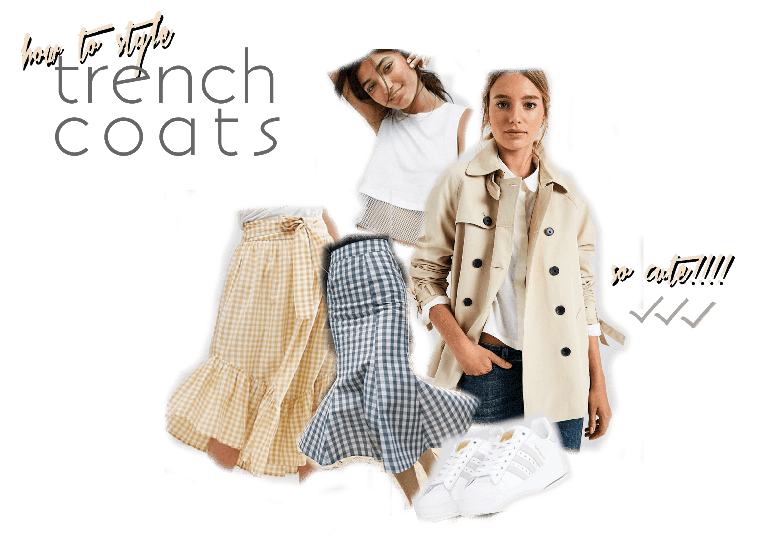 how to style jack wills trench coat transitional weather outfit inspiration