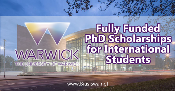 university of warwick phd scholarships