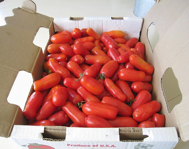 SPCookieQueen 20 lbs. of San Marzano Tomatoes Preserved Check!